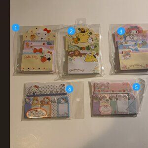 📒 Sanrio Sticky Note Sets – Choose Your Favorite!